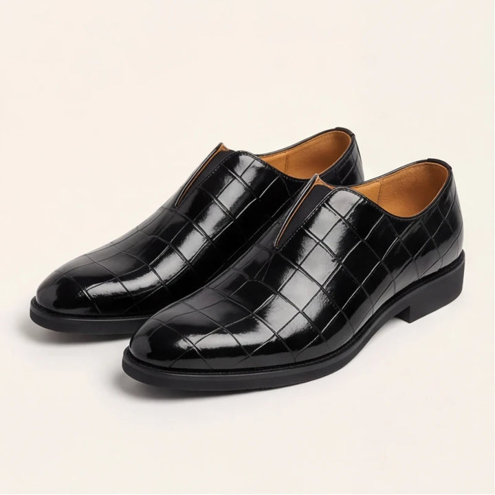 Torino Genuine Leather Loafers - Black - Shoes - Brondals - Image 1