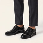 Torino Genuine Leather Loafers - Black - dress shoes - Brondals - Image 4