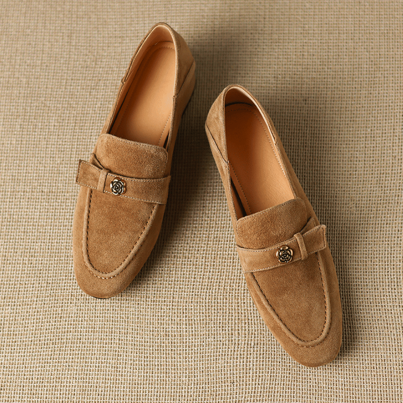 Felicity Genuine Suede Loafers