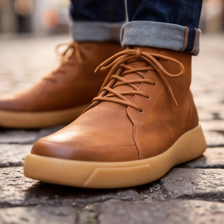Brineman Leather Shoes - Brown - minimalist shoes - Brondals - Image 11