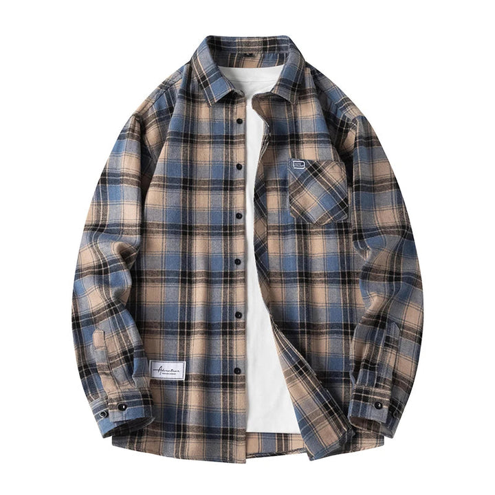 Plaid Pioneer Flannel Shirt