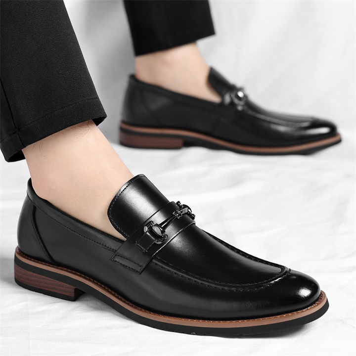 Marcello Italian Leather Loafers - genuine leather - Brondals - Image 7