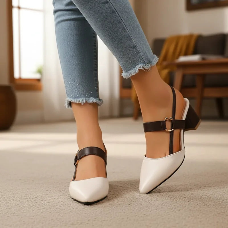 Tacones Cordelle con tira trasera