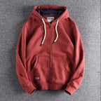 Sudadera con capucha Velcorra con cremallera