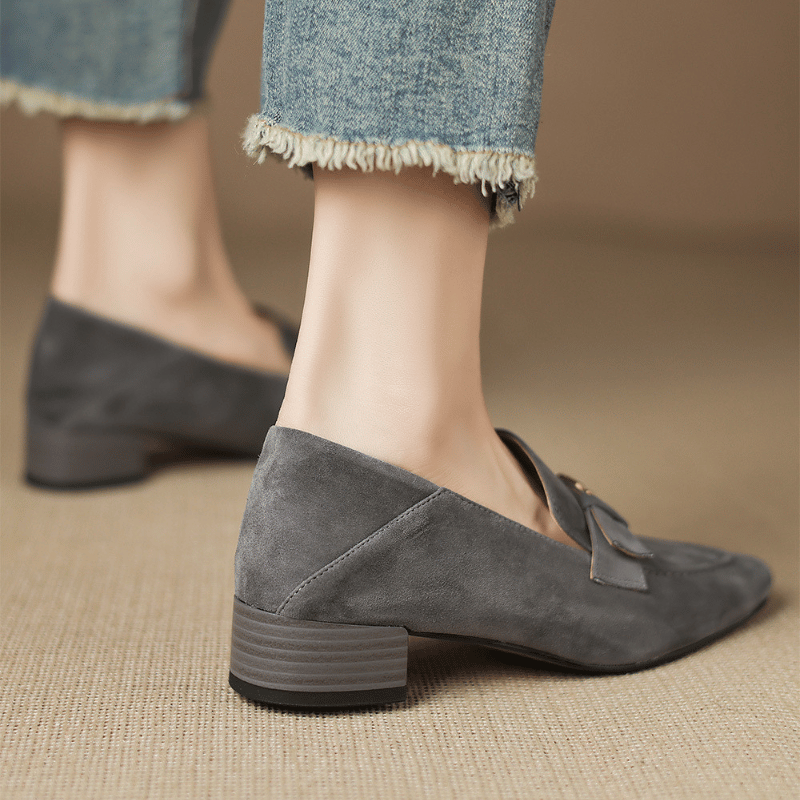 Felicity Genuine Suede Loafers