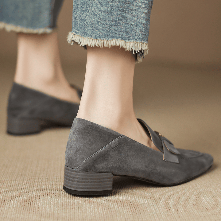 Felicity Genuine Suede Loafers