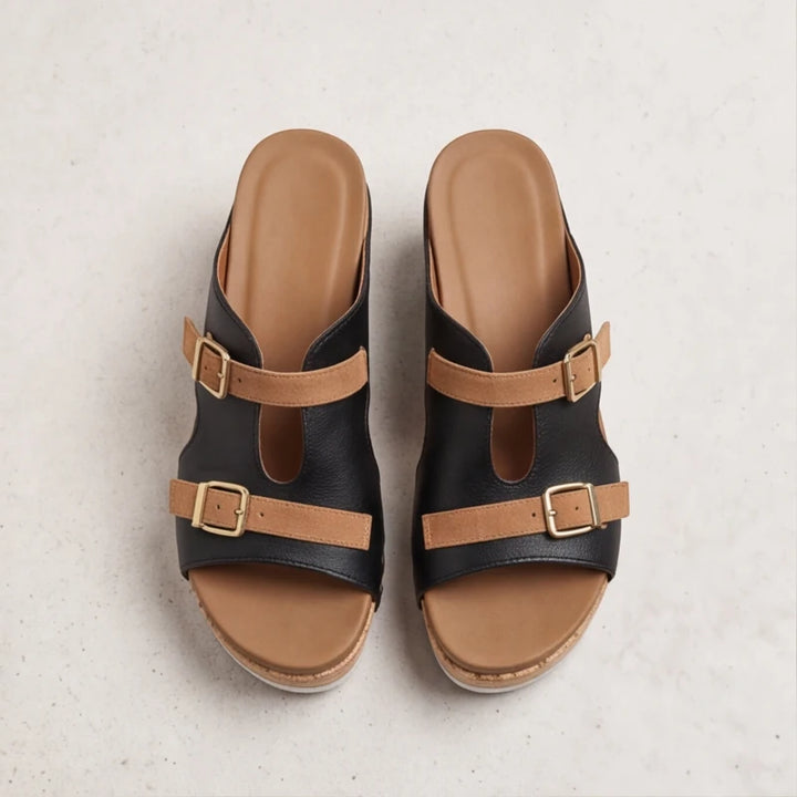 Mellina Platform Sandals - Black - women's sandals - Brondals - Image 2
