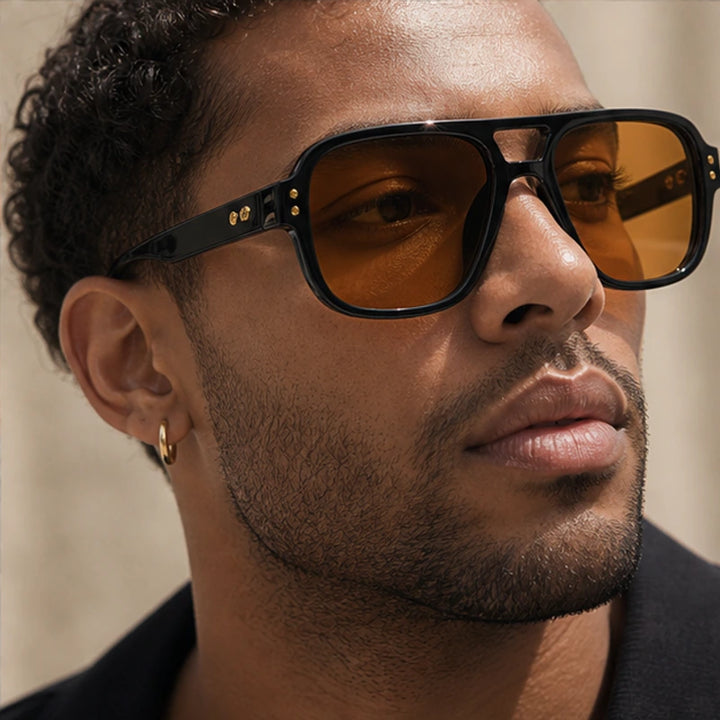 Nava Flex Sunglasses - Hive - double bridge - Brondals - Image 5