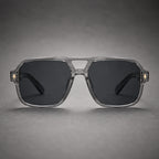 Palma Azure Aviator Sunglasses - Smoke Crystal - sunglasses - Brondals - Image 2