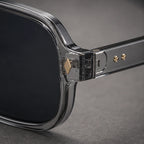 Palma Azure Aviator Sunglasses - Smoke Crystal - uv400 - Brondals - Image 4