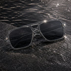 Palma Azure Aviator Sunglasses - Smoke Crystal - aviator sunglasses - Brondals - Image 3