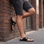 Lariva Leather Sandals - Black - everyday sandals - Brondals - Image 8