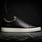 Monroe Leather Sneakers - Black - men's sneakers - Brondals - Image 2