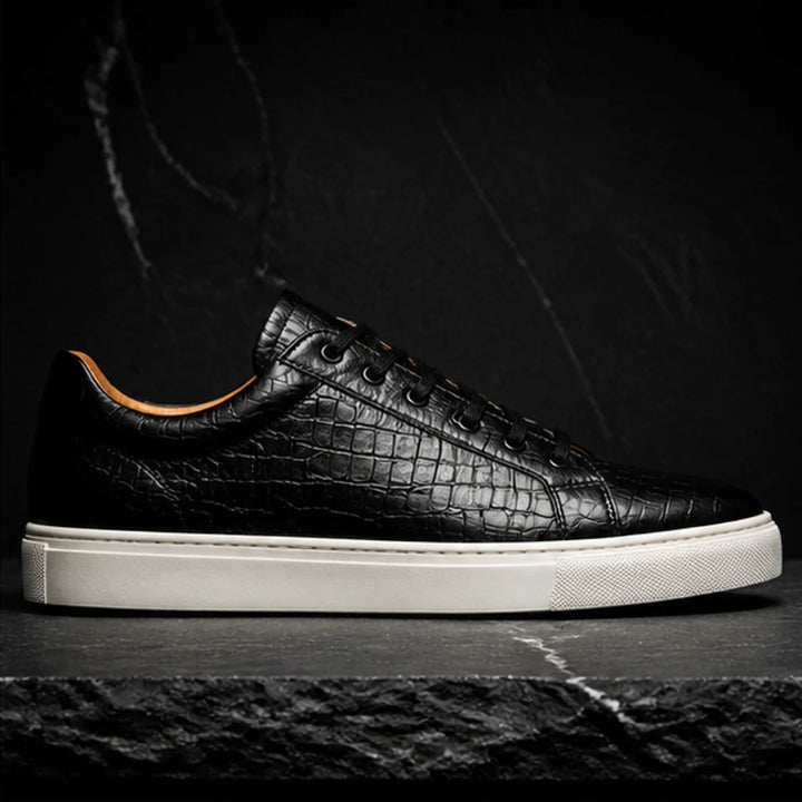 Monroe Leather Sneakers - Black - men's sneakers - Brondals - Image 2