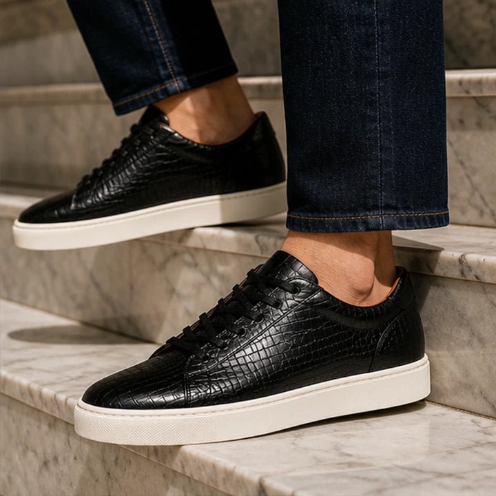 Monroe Leather Sneakers - Black - casual shoes - Brondals - Image 6
