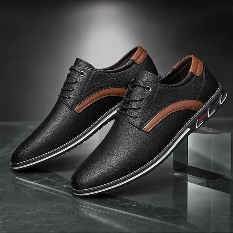 Regent Genuine Leather Shoes - Black - mens shoes - Brondals - Image 2