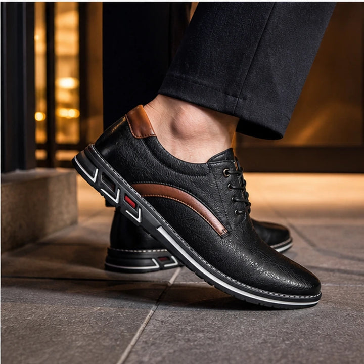 Regent Genuine Leather Shoes - Black - dress shoes - Brondals - Image 4