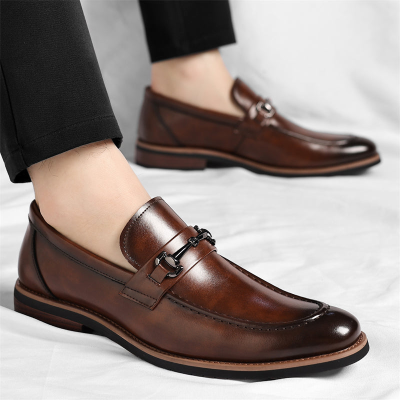 Marcello Italian Leather Loafers - leather loafers - Brondals - Image 3