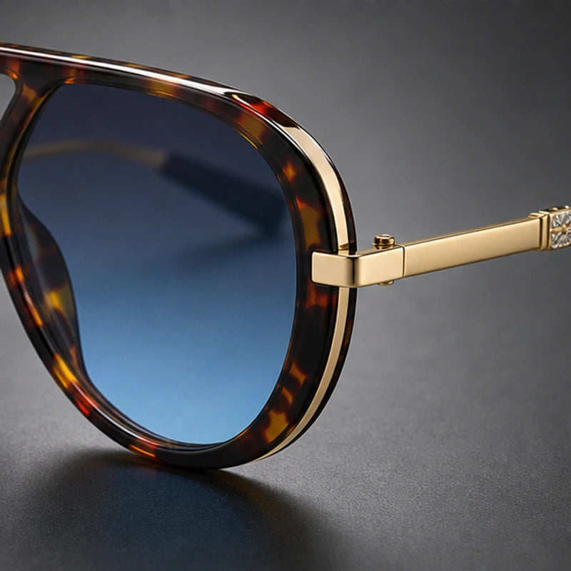 Branley Aviator Sunglasses - Blue - sunglasses - Brondals - Image 2