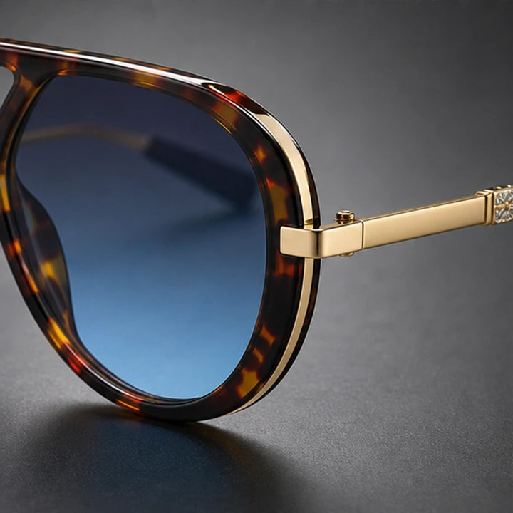 Branley Aviator Sunglasses - Blue - sunglasses - Brondals - Image 2