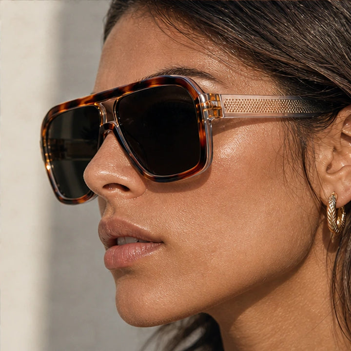 Certra Retro Sunglasses - Tortoise Noir - gradient lenses - Brondals - Image 5