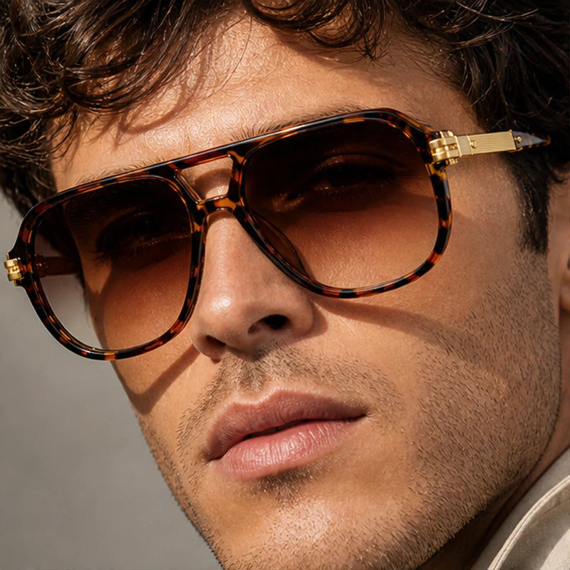 Branley Aviator Sunglasses - Brown - aviator sunglasses - Brondals - Image 3
