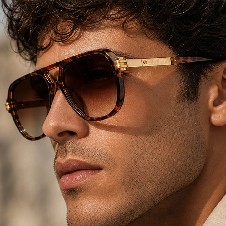 Branley Aviator Sunglasses - Brown - retro sunglasses - Brondals - Image 5