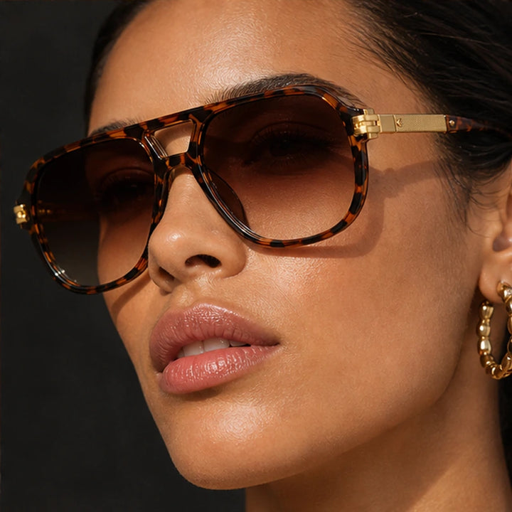 Branley Aviator Sunglasses - Brown - uv400 - Brondals - Image 4
