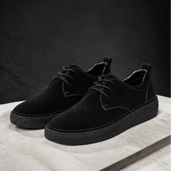 Farrington Suede Shoes - Black - Shoes - Brondals - Image 1