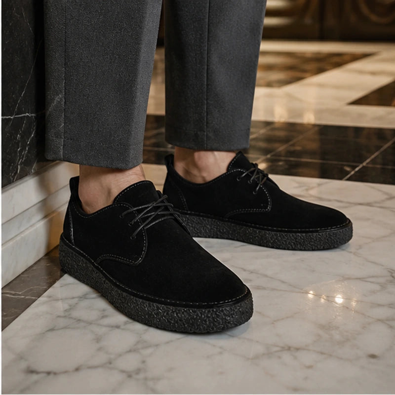 Farrington Suede Shoes - Black - casual shoes - Brondals - Image 4