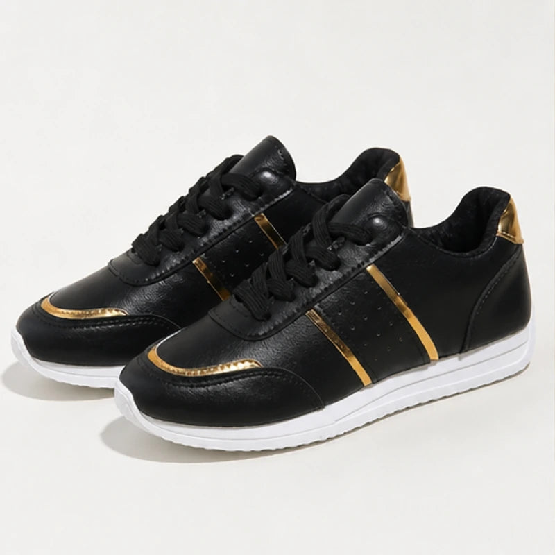 Nova Metallic Comfort Sneaker - Black - Sneakers - Brondals - Image 1