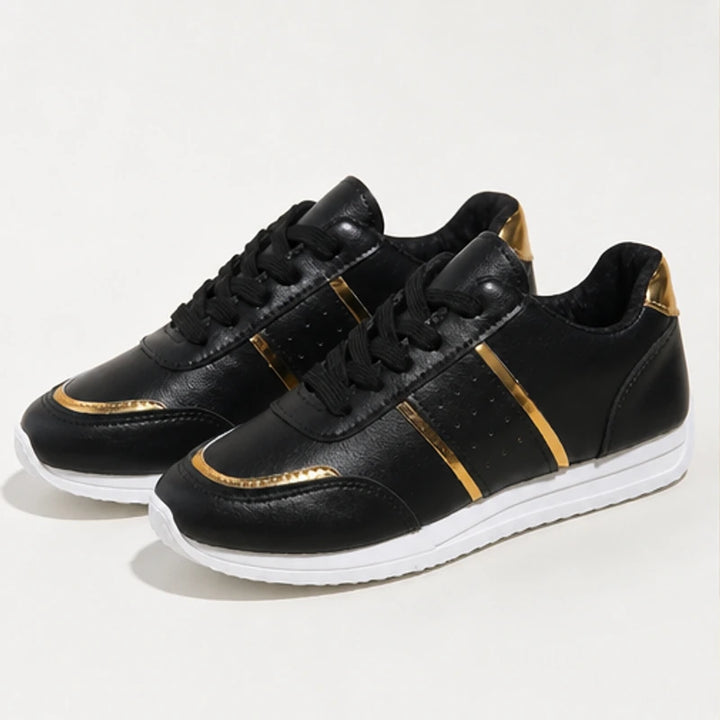 Nova Metallic Comfort Sneaker - Black - Sneakers - Brondals - Image 1