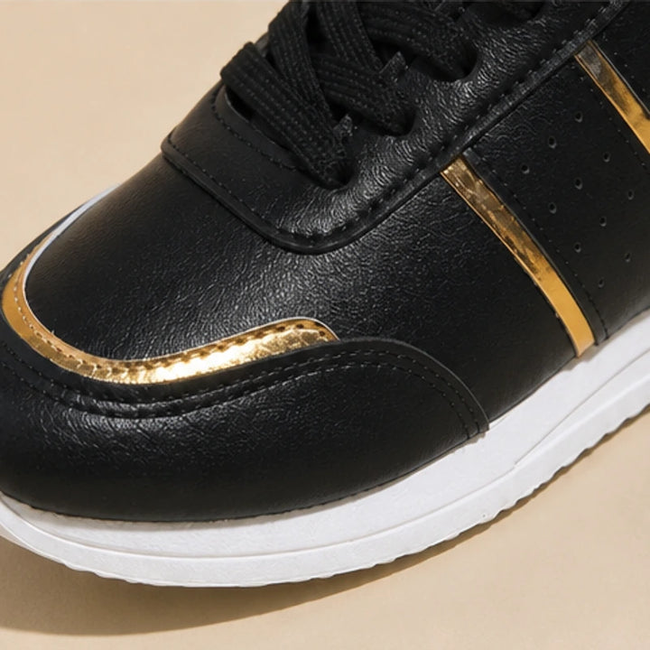 Nova Metallic Comfort Sneaker - Black - women's sneakers - Brondals - Image 3