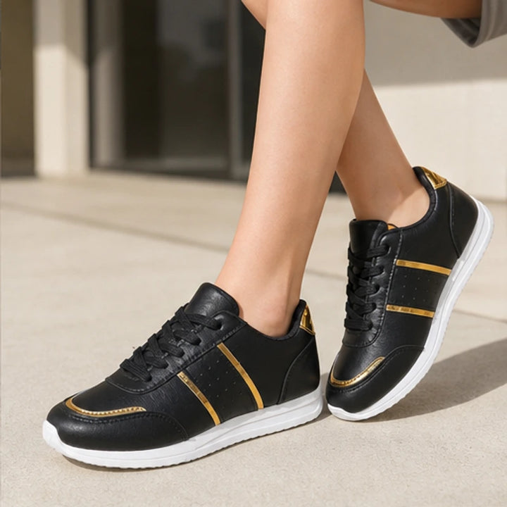 Nova Metallic Comfort Sneaker - Black - comfort sneakers - Brondals - Image 6