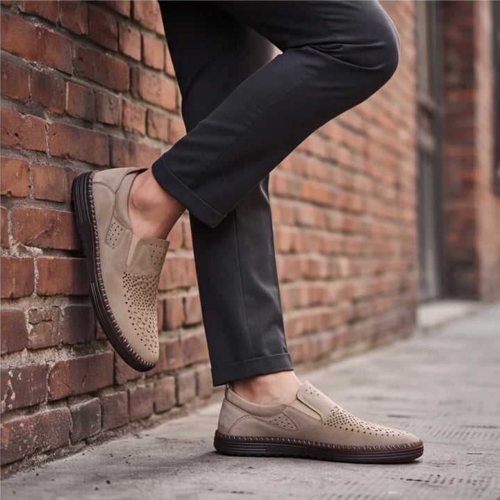 Brunwick Genuine Leather Loafers - Sand - casual loafers - Brondals - Image 8