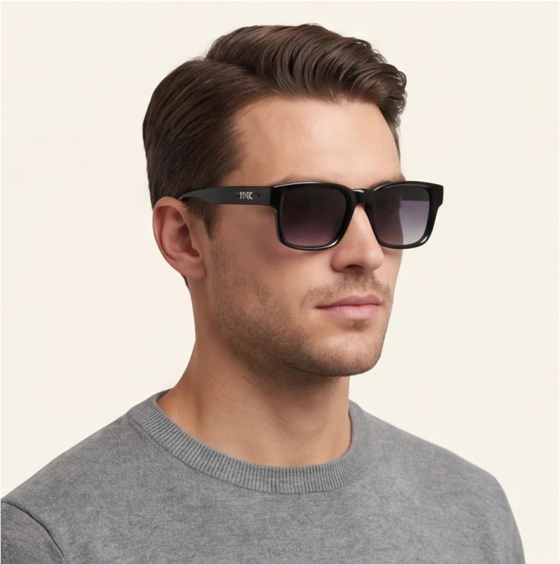 Havana Shift Polarized Sunglasses - Classic Black - vintage style - Brondals - Image 8