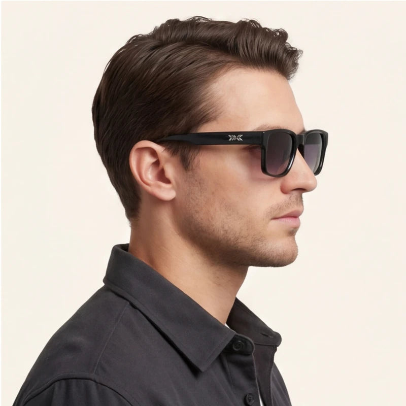 Havana Shift Polarized Sunglasses - Classic Black - summer accessories - Brondals - Image 9