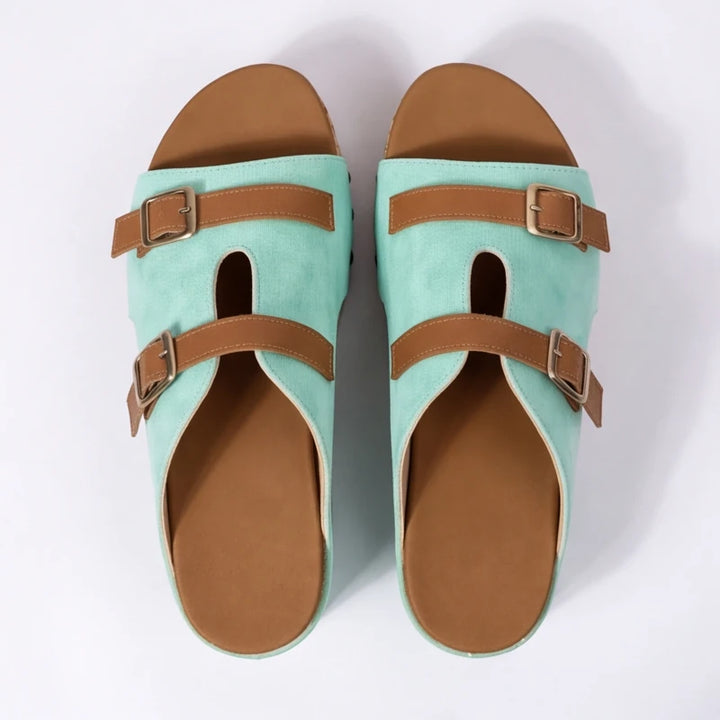 Mellina Platform Sandals - Mint - platform sandals - Brondals - Image 3