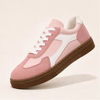 Isla Colorblock Low-Top Sneaker - Pastel Pink - Sneakers - Brondals - Image 1