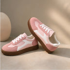 Isla Colorblock Low-Top Sneaker - Pastel Pink - women's sneakers - Brondals - Image 2