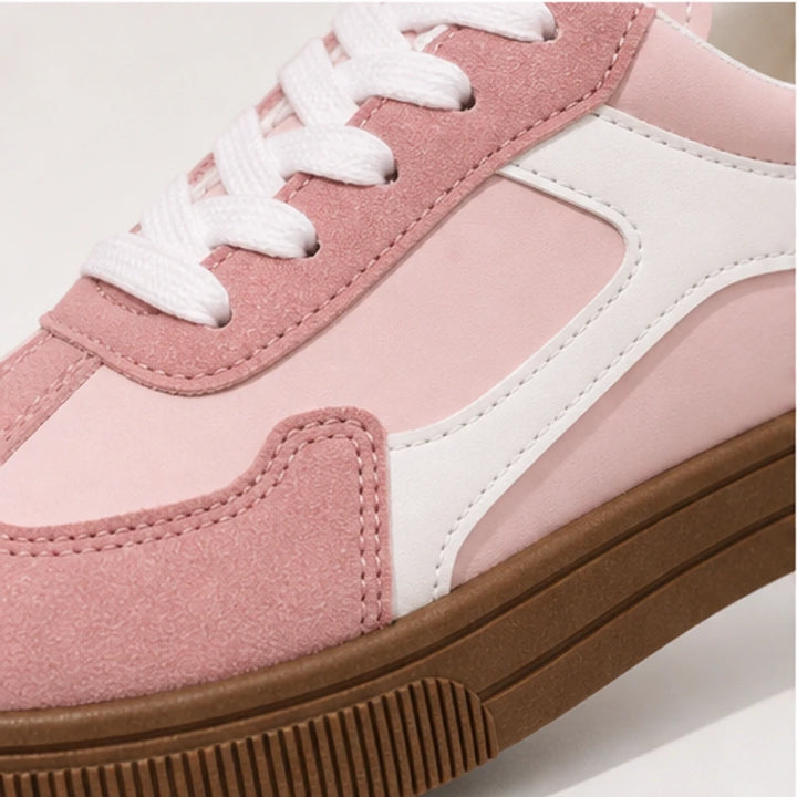 Isla Colorblock Low-Top Sneaker - Pastel Pink - low-top sneakers - Brondals - Image 3