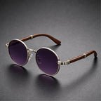 Deventio Retro Sunglasses - Purple - Sunglasses - Brondals - Image 1