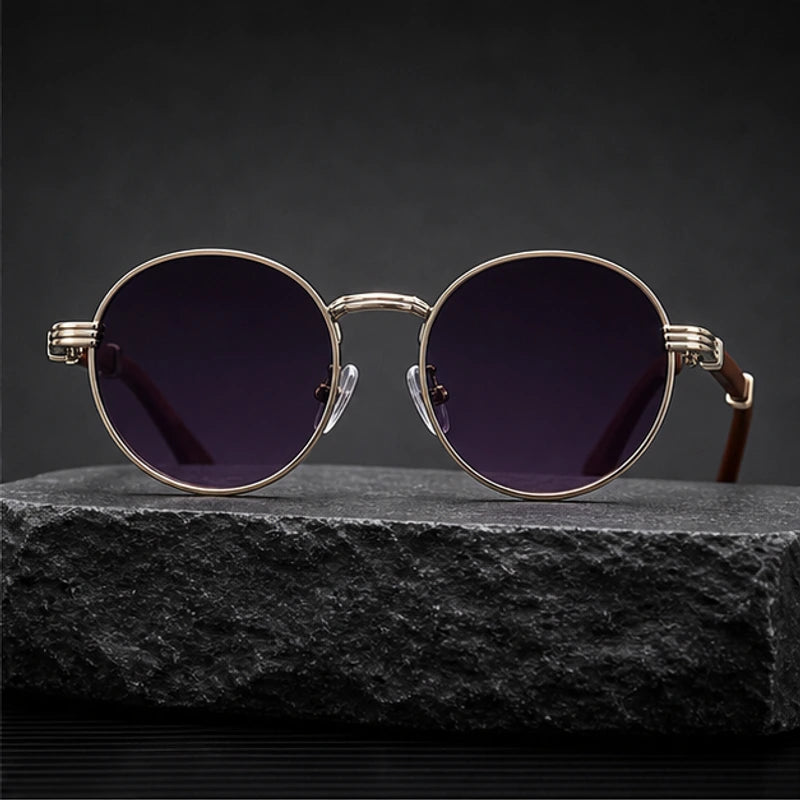 Deventio Retro Sunglasses - Purple - sunglasses - Brondals - Image 2