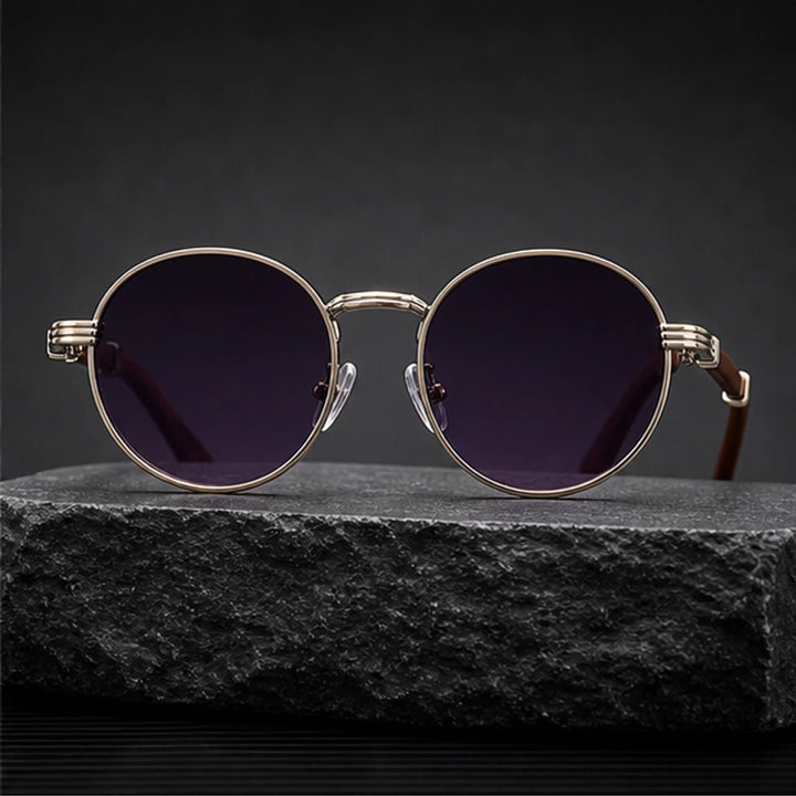 Deventio Retro Sunglasses - Purple - sunglasses - Brondals - Image 2