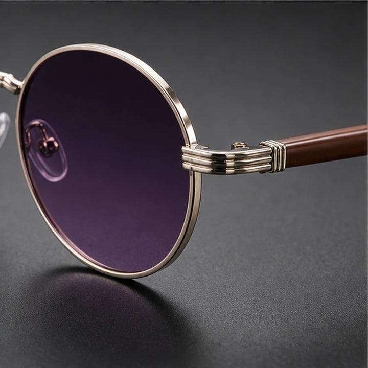 Deventio Retro Sunglasses - Purple - retro sunglasses - Brondals - Image 3