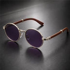 Deventio Retro Sunglasses - Purple - vintage oval - Brondals - Image 4