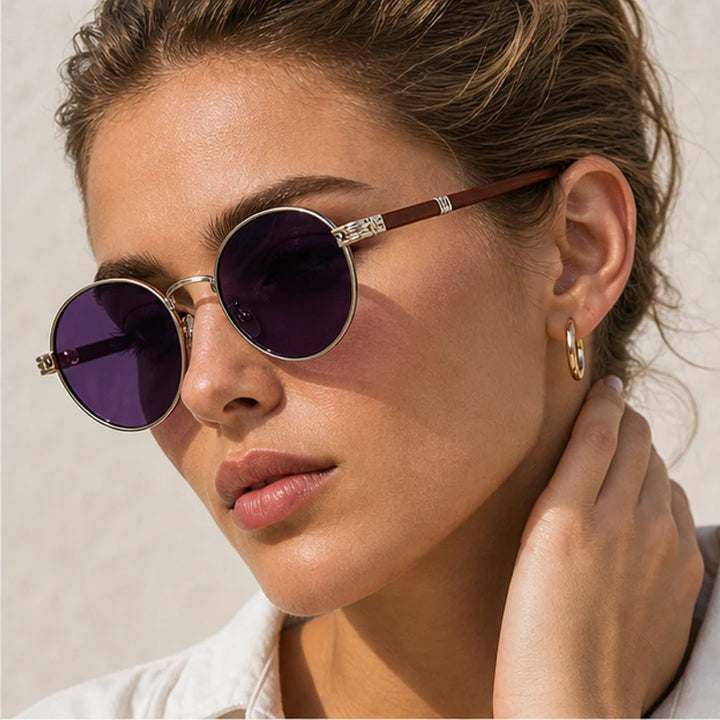 Deventio Retro Sunglasses - Purple - lightweight sunglasses - Brondals - Image 8