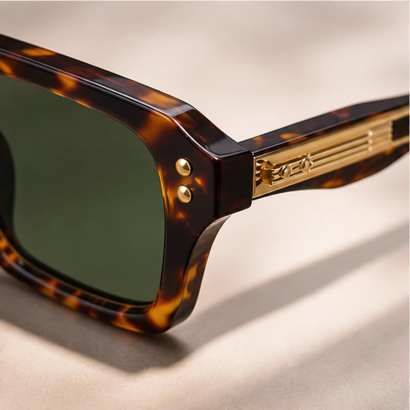 Laventia Square Sunglasses - Brown Tortoise - square sunglasses - Brondals - Image 3