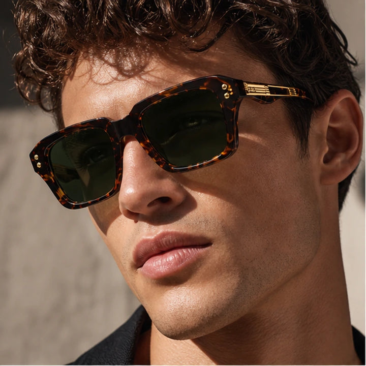 Laventia Square Sunglasses - Brown Tortoise - women's sunglasses - Brondals - Image 4
