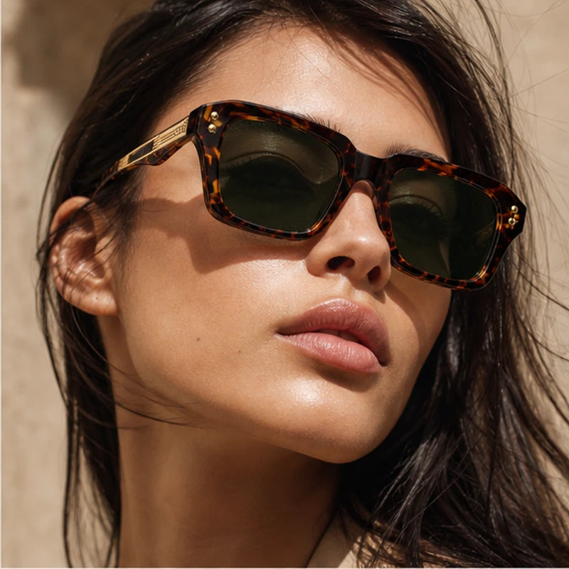 Laventia Square Sunglasses - Brown Tortoise - summer eyewear - Brondals - Image 7
